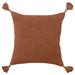Langley Street® Huckstep Poly Filled Throw Pillow Polyester/Polyfill/Cotton in Orange | 20 H x 20 W x 6.25 D in | Wayfair