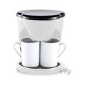 Cafetière goutte à goutte noire 0,6 litre, 2 tasses 450W