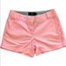 J. Crew Shorts | J.Crew Jcrew 4” Chino City-Fit 100% Cotton Chino Flamingo Pink Shorts Sz 0 | Color: Pink | Size: 0