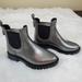 Michael Kors Shoes | New Michael Kors Sz 6 Tipton Rain Bootie Boots In Gunmetal Silver Glitter | Color: Gray/Silver | Size: 6