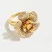 J. Crew Jewelry | J.Crew Flower Ring | Color: Gold | Size: 8