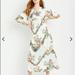 Jessica Simpson Dresses | Nwt Jessica Simpson Wrap Kimono Sleeve Maternity Dress, Size Medium | Color: Cream/Green | Size: M