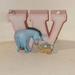 Disney Other | Disney Classic Winnie The Pooh Eeyore Letter W Michel Nursery | Color: Pink | Size: Osbb