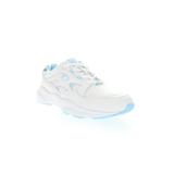 Women's Stability Walker Sneaker by Propet in White Light Blue (Size 9 1/2 N)