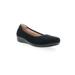 Women's Yara Leather Slip On Flat by Propet in Black Suede (Size 8 1/2 M)