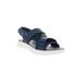 Women's Travelactiv Sport Sandal by Propet in Navy (Size 9.5 XXW)