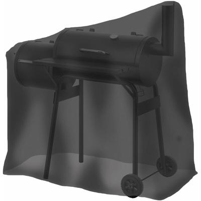 Abdeckhaube für Smoker Grill Schutzhülle Abdeckplane klein schwarz - Tepro Image