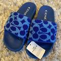 Coach Shoes | Coach Uli Sports Slide Size 5 | Color: Blue | Size: 5