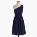 J. Crew Dresses | Navy J. Crew Kylie Dress In Silk Chiffon, Size 4 | Color: Blue | Size: 4