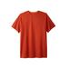 Men's Big & Tall Heavyweight Longer-Length Crewneck T-Shirt by Boulder Creek in Desert Red (Size 4XL)