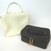 Gucci Bags | Gucci Hand Bag White Leather Square Tote Vanity 2 | Color: Brown/White | Size: Os