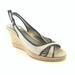 J. Crew Shoes | J Crew Peep Toe Wedge Heels Size 8 Made In Italy | Color: Gray | Size: 8