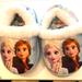 Disney Shoes | Disney’s Frozen Elsa/Anna Slippers Brand New/ Worn Only Once Size 7/8 | Color: Blue/White | Size: 8g