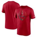 Men's Nike Red Tampa Bay Buccaneers Icon Legend Performance T-Shirt