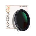 PROfezzion 72mm Variable ND CPL Filter 2 in 1 ND2-ND32 5 Hard Stop VND Filter with Circular Polarising Filter for Canon Nikon Sony Sigma Fujifilm Camera Lens Landscape Photography