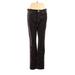 J.Jill Velour Pants - Low Rise Straight Leg Boyfriend: Gray Activewear - Women's Size 5