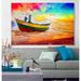 Longshore Tides Canvas Wall Art Horizontal Art Print Abstract Art Painting Canvas Vogue Poster w/ Framed Ready To Hang For Living Room Wall Decor Gift Bedroom Dress | Wayfair