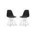 Latitude Run® Tower Dining Chair Plastic/Acrylic in Black | 33 H x 19 W x 18 D in | Wayfair 2969A1151D27415DA5A6C0E593DF4F2C