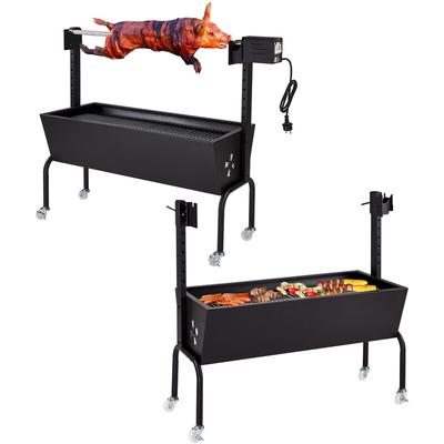 Dema - Spanferkelgrill Lammgrill Spanferkel Grill bbq Grillwagen Spieß 85 cm m. Motor