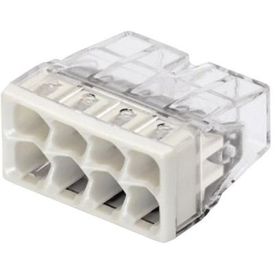 WAGO 2273-208-1 2273 Dosenklemme flexibel: - starr: 0.5-2.5 mm² Polzahl: 8 1 St. Transparent, Licht Image