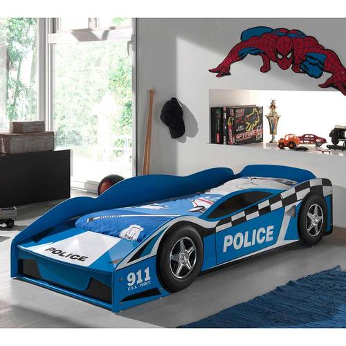 Autobett im Polizei Design Lattenrost