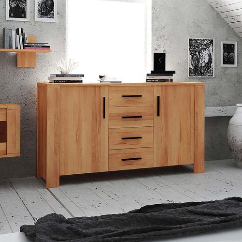 Wohnzimmer Sideboard aus Kernbuche massiv geölt