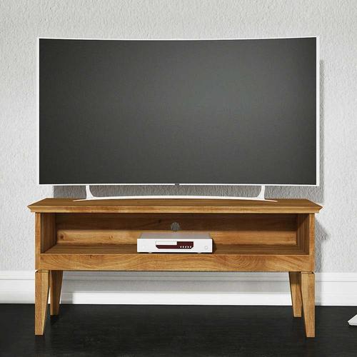 TV Board aus Wildeiche massiv geölt 50 cm hoch