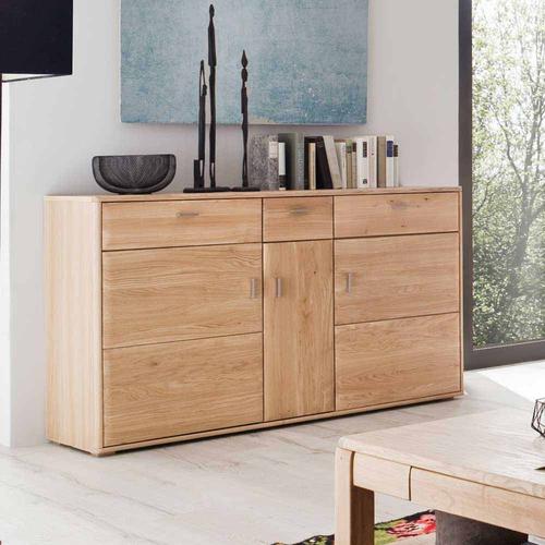 Wohnzimmer Sideboard aus Eiche Bianco geölt