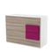 Jugendzimmer Kommode in Holz Pink 100 cm breit