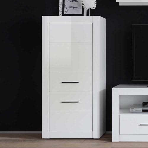 Wohnzimmer Highboard in Weiß 65 cm breit