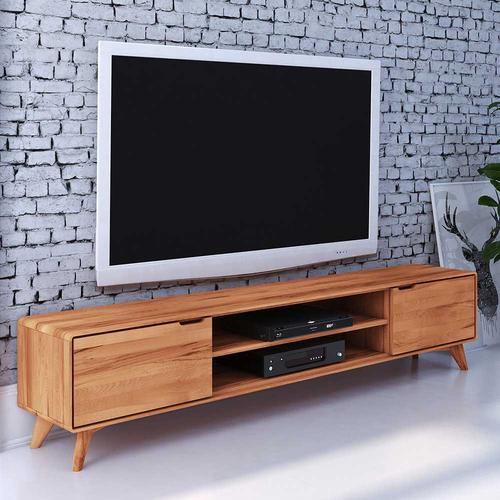 TV Lowboard aus Kernbuche Massivholz 220 cm breit