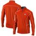 Men's Columbia Orange Houston Astros Shotgun Omni-Wick Quarter-Zip Pullover Jacket