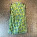 Lilly Pulitzer Dresses | Lilly Pulitzer Size 2 Strapless Dress Green Blue Fish Shells Crabs Vintage | Color: Blue/Green | Size: 2