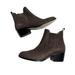 Anthropologie Shoes | Anthropologie Size 7.5 Brown Suede Metallic Chelsea Ankle Booties Boots | Color: Brown | Size: 7.5