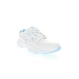 Women's Stability Walker Sneaker by Propet in White Light Blue (Size 9.5 XW)