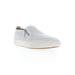 Wide Width Women's Kate Leather Slip On Sneaker by Propet in White (Size 10 W)