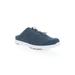 Wide Width Women's Travelwalker Evo Slide Sneaker by Propet in Cape Cod Blue (Size 6 1/2 W)