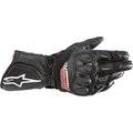 Alpinestars Motorradhandschuhe kurz Motorrad Handschuh SP-8 V3 AIR Sporthandschuh schwarz M, Unisex, Sportler, Ganzjährig, Leder