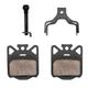 Campagnolo Disc Brake Pads and Pin Set with Spring, Black, One Size