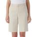 Appleseeds Women's Dennisport Classic Shorts - Grey - 8P - Petite