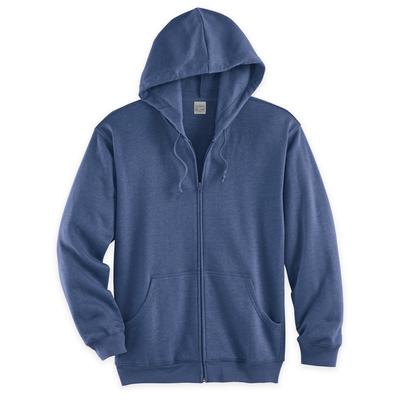 Blair Men's John Blair Supreme Fleece Hooded Sweatshirt - Blue - 2XL