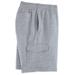 Blair John Blair Supreme Fleece Cargo Sweatshorts - Grey - 3XL