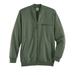 Blair Men's John Blair Supreme Fleece Baseball Jacket - Green - 4XL