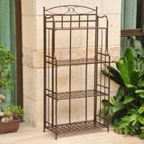 Lark Manor™ Arifa Steel Baker's Rack Metal in Brown | 58 H x 28 W x 14 D in | Wayfair ACOT2003 34619753