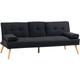 Canapé convertible 3 places design scandinave inclinaison dossier réglable 3 niveaux dossier