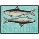 Set Table 40x30cm Sardines - KISIKOL