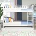 Harriet Bee Full Over Full Wood Bunk Bed w/ Twin Size Trundle in White | 65 H x 58 W x 79 D in | Wayfair A3B5E7C489FA468BBDA3D6130CF20743