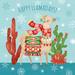 The Holiday Aisle® Lovely Llamas Christmas IV Canvas, Cotton | 20 H x 20 W x 1.25 D in | Wayfair FFDF443485C14D42BF9985D2050CAADA