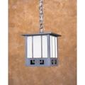 Arroyo Craftsman State Street 14 Inch Tall 1 Light Outdoor Hanging Lantern - SSH-11-GWC-S