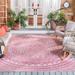 SAFAVIEH Courtyard Fran Mandala Indoor/ Outdoor Waterproof Patio Backyard Rug